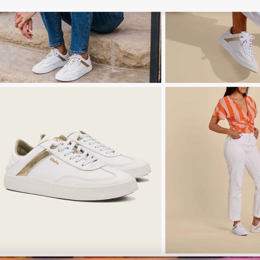 Olukai Hā‘upu Leather Sneakers